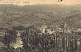 - Aveyron - Ref- A467 - Environs De Saint Affrique - St Affrique - Vabres - Vue Generale -  Carte Bon Etat - - Vabres