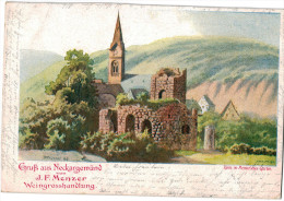Carte Postale Ancienne D´ALLEMAGNE - GRUSS AUS NECKARGEMUND - Neckargemuend