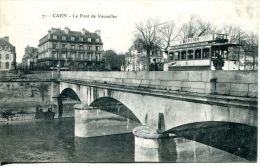 N°43069 -cpa Caen -le Pont De Vaucelles -tramway- - Strassenbahnen