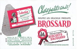 Buvard " BROSSARD " Chers Petits Amis ! Goutez Les Délicieux Produits Brossard - Süssigkeiten & Kuchen