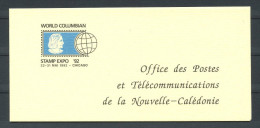 Nlle CALEDONIE 1992 Carnet N° C283 **  Neuf = MNH Superbe Bateaux Boats Ships Sailboat Colomb - Libretti