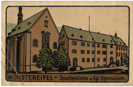 Carte Postale Ancienne D´ALLEMAGNE - MUNSTEREIFEL - JESUITENKIRCHE - Bad Muenstereifel