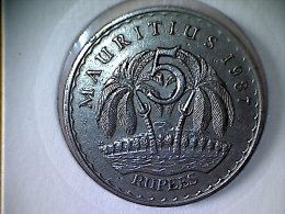 Mauritius 5 Rupees 1987 - Mauricio