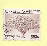 TIMBRES - STAMPS - CAP VERT / CAPE VERDE - 2000 -  ARBRE DRAGOEIRO - TIMBRES OBLITÉRÉ CLÔTURE DE SÉRIE - Cap Vert