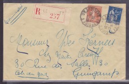 Recommandé - Lettre - Postal Rates