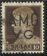 VENEZIA GIULIA 1945 - 1947 TRIESTE AMGVG AMG VG POSTA ORDINARIA CENT. 10 (I) USATO USED OBLITERE´ - Gebraucht