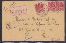 Recommandé - Lettre - Postal Rates