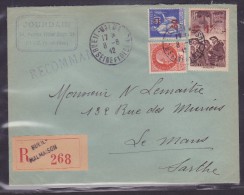 Recommandé - Lettre - Tarifs Postaux