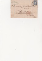 LETTRE DE 1876 -AFFRANCHIE TIMBRE ALLEMAGNE N° 33 OBLITERATION MULHAUSEN  1876 - Brieven En Documenten