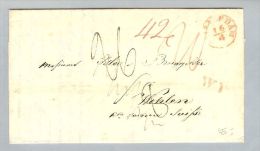 Niederlande 1842-04-16 Brief Amsterdam> Wohlen CH - ...-1852 Precursores