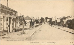 MONTENDRE . AVENUE DE LA REPUBLIQUE . - Montendre