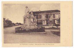 Ste-HERMINE. - Monument De Mr G. CLEMENCEAU - Sainte Hermine