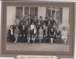 Isère,RIVES,rives Sur Fure,prés Grenoble,voiron,plaine De Bièvre,industrie Papetière,photo Classe En 1928,enfants Connus - Renage