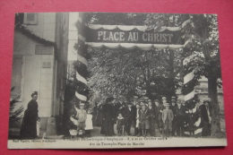 C P Amplepuis  Congres Eucharistique Arc De Triomphe Place Du Marche - Amplepuis