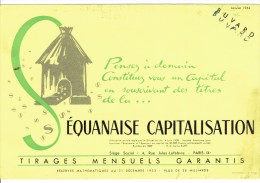 BUVARD De La " SEQUANAISE CAPITALISATION " Pensez à Demain ...... - Bank En Verzekering