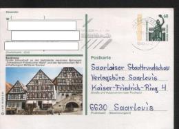 Ganzsachen  - Postkarte   Motiv: Backnang  - Echt Gelaufen - Postcards - Used