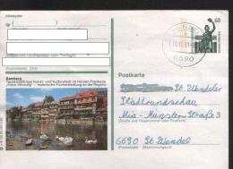 Ganzsachen  - Postkarte   Motiv: Bamberg  - Echt Gelaufen - Cartes Postales - Oblitérées