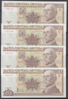 2007-BK-15 CUBA UNC 2007 10$. MAXIMO GOMEZ. 4 CONSECUTIVE. - Kuba