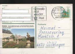 Ganzsachen  - Postkarte   Motiv: Bamberg - Echt Gelaufen - Cartes Postales - Oblitérées