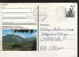 Ganzsachen  - Postkarte   Motiv: Ruhpolding - Echt Gelaufen - Postcards - Used