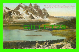 JASPER, ALBERTA - MT. GEIKIE & AMETHYST LAKE, JASPER PARK, CANADIAN NATIONAL RAILWAY - - Jasper