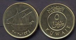 Kuwait - 5 Fils  2012 - 1434 UNC -- Ship - Koweït