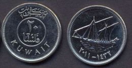 Kuwait - 20 Fils  2011 - 1432 UNC    Ship - Koeweit