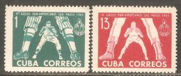 1963 Mi# 841-842 ** MNH - 4th Pan American Games / Baseball / Boxing - Ongebruikt