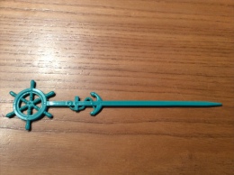 Touilleur "marine, Ancre, Barre" (vert) - Swizzle Sticks