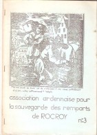 Association Ardennaise Pour La Sauvegarde Des Remparts De ROCROY - Bulletin N° 3 , 20 Avril 1982 - Champagne - Ardenne