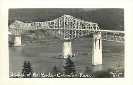 249009-Oregon, Cascade Locks, RPPC, Columbia River, Bridge Of The Gods, Christian Photo No 821 - Sonstige & Ohne Zuordnung