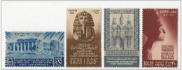 EGYPT Complete MNH Stamp Set 1947 - B8-12 MNH International Expo Of Contemporary Art NEVER HINGED - Exhibition Fine Arts - Unused Stamps