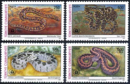 TURKEY 1991 (**) - Mi. 2938-41, World Environment Day (Snakes) - Unused Stamps