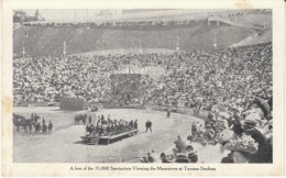 Tacoma Washington, Military Maneuvers In Tacoma Stadium High School Stadium, C1910s Vintage Postcard - Tacoma