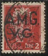 VENEZIA GIULIA 1945 - 1947 TRIESTE AMGVG AMG VG POSTA ORDINARIA LIRE 2 USATO USED OBLITERE´ - Gebraucht