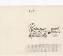 J2248 - Czechoslovakia (1945-79) Control Imprint Stamp Machine (R!): New Czech Film "Romance For Bugle" - Essais & Réimpressions