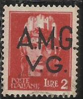 VENEZIA GIULIA 1945 - 1947 TRIESTE AMGVG AMG VG POSTA ORDINARIA LIRE 2 VARIETA´ VARIETY USATO USED OBLITERE´ - Usati