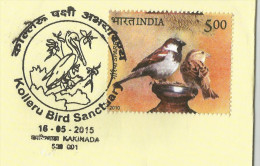 Kolleru Bird Sanctuary,Migratory Birds Include Grey Or Spot Billed Pelican, Siberian Crane,Painted Storks, Cover 2015 - Rebhühner & Wachteln