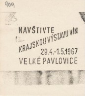 J2254 - Czechoslovakia (1945-79) Control Imprint Stamp Machine (R!): Visit The Regional Wine Exhibition 1967 - Ensayos & Reimpresiones