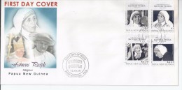 Papua New Guinea 2010 - Famous People Mother Theresa FDC - Frst Day Cover - Mère Teresa