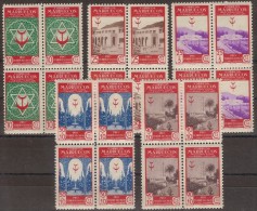 Marruecos 270/74 ** B4. Tuberculosos. 1946. Bloque De 4 - Marruecos Español