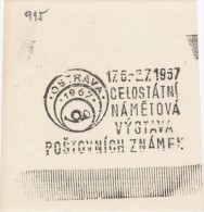 J2264 - Czechoslovakia (1945-79) Control Imprint Stamp Machine (R!): Nationwide Topical Stamp Exhibition Ostrava 1967 - Probe- Und Nachdrucke