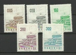 FORMOSA  -  BASIC STAMPS - YVERT Nº 591A-591B-593A-593B-594A - Unused Stamps