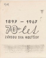 J2270 - Czechoslovakia (1945-79) Control Imprint Stamp Machine (R!): 70 Years Factory SVA (= State Car Parts Production) - Proofs & Reprints