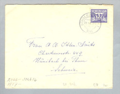 Niederlande 1941-06-30 Zensurbr.Schalkhaar>Hünibach CH - Briefe U. Dokumente