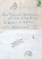 Lettre Flamme Curiosité 64 Navarrenx 19-12 1986  " Erreur De Transmission Voir Griffe Et Cachet Spécial " - Storia Postale