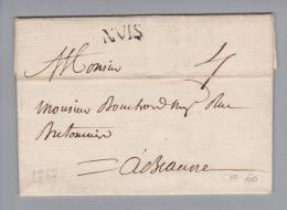 Niederlande Nuis 1767 (Gronningen) Brief Nach Aesianne - ...-1852 Prephilately