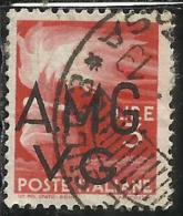 VENEZIA GIULIA 1945 - 1947 TRIESTE AMGVG AMG VG POSTA ORDINARIA LIRE 3 USATO USED OBLITERE' - Usati