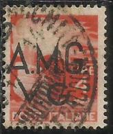 VENEZIA GIULIA 1945 - 1947 TRIESTE AMGVG AMG VG POSTA ORDINARIA LIRE 4 VARIETA´ VARIETY USATO USED OBLITERE´ - Gebraucht