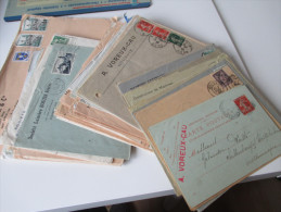 Frankreich Belegeposten 65 Stk. 1888 -1950er Jahre. Firmenkorrespondenz Mit Einer Kammgarnspinnerrei - Collections